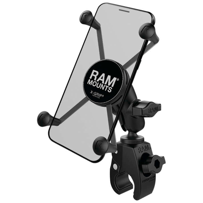 Ram Mounts Tough-claw Mount With X-grip Cradle -phablet Phones - Short Arm