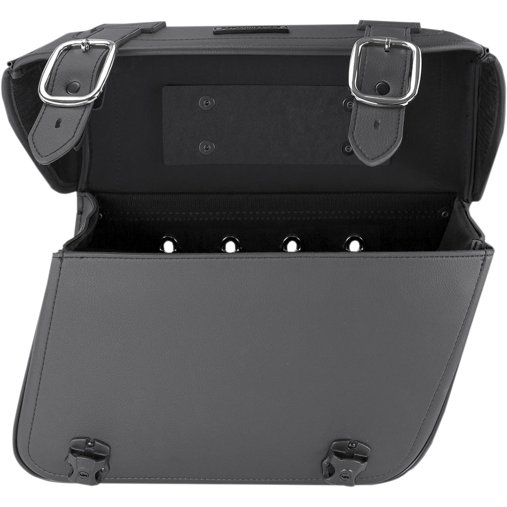 SADDLEMEN D2000 Universal Saddlebags - Side View with Lid Open