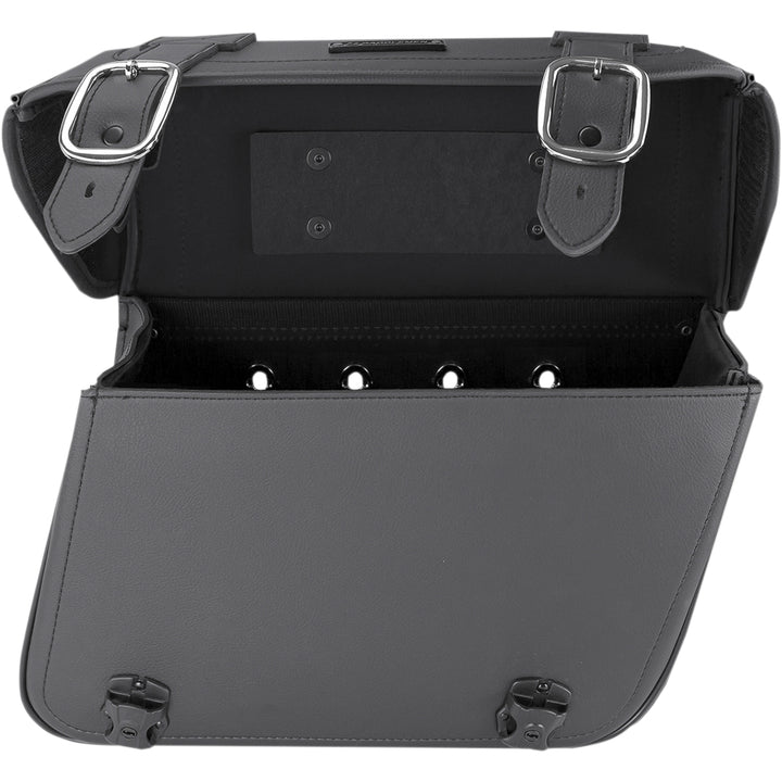 SADDLEMEN D2000 Universal Saddlebags - Side View with Lid Open