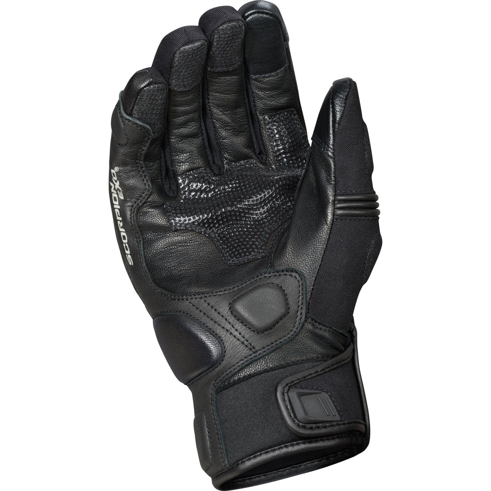 SCORPION EXO Tempest Short Gloves Black - Palm View