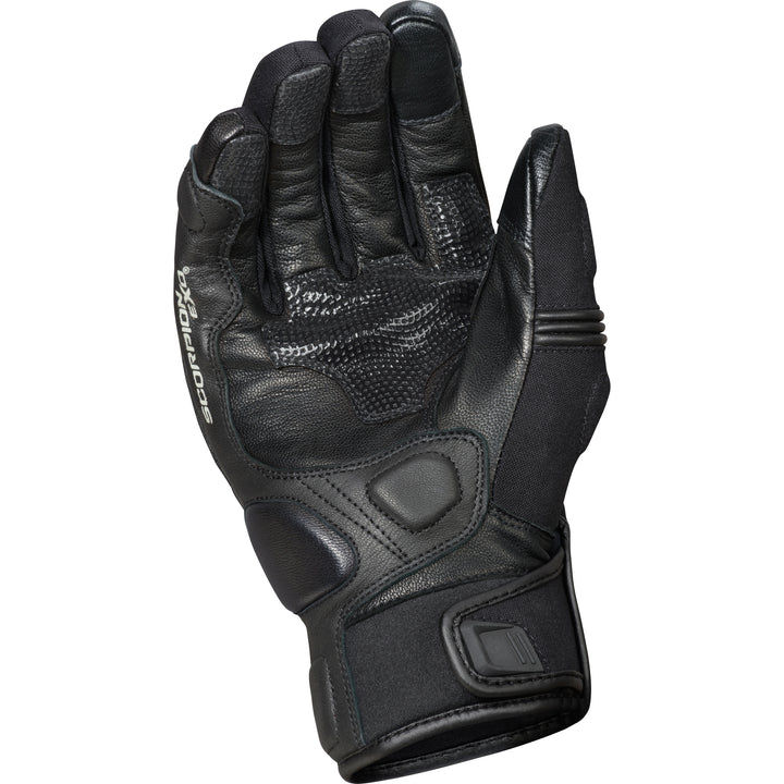SCORPION EXO Tempest Short Gloves Black - Palm View