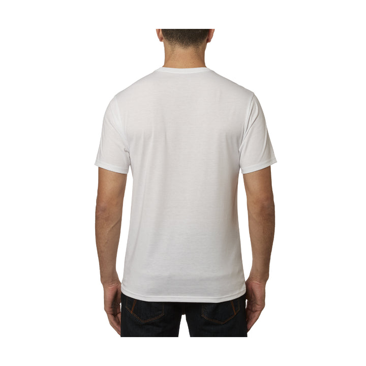 Fox Honda Ss Tee Optic White - Rear View of Model Wearing Tee