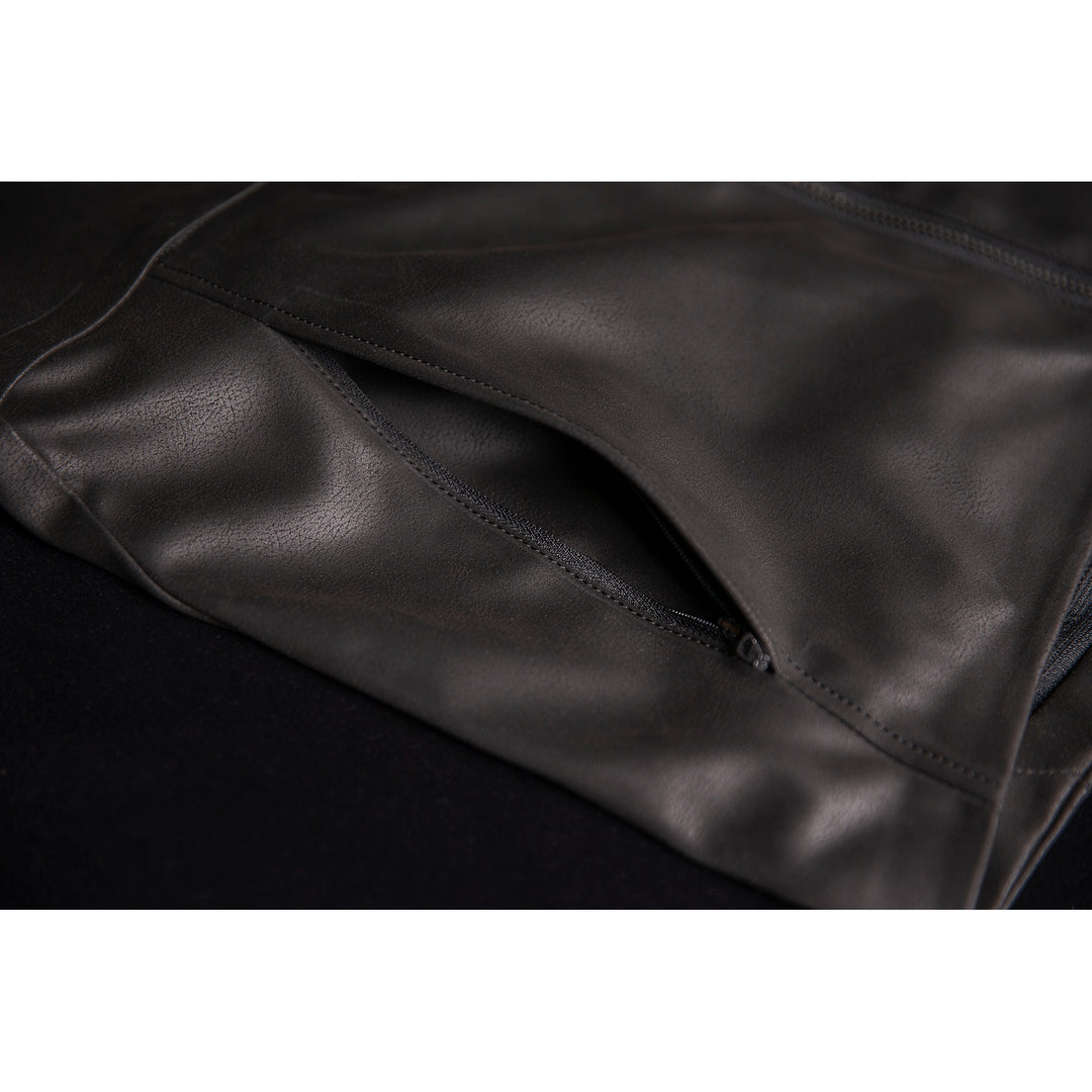 ICON Backlot Vest Black - Close-Up of Open Side Pocket