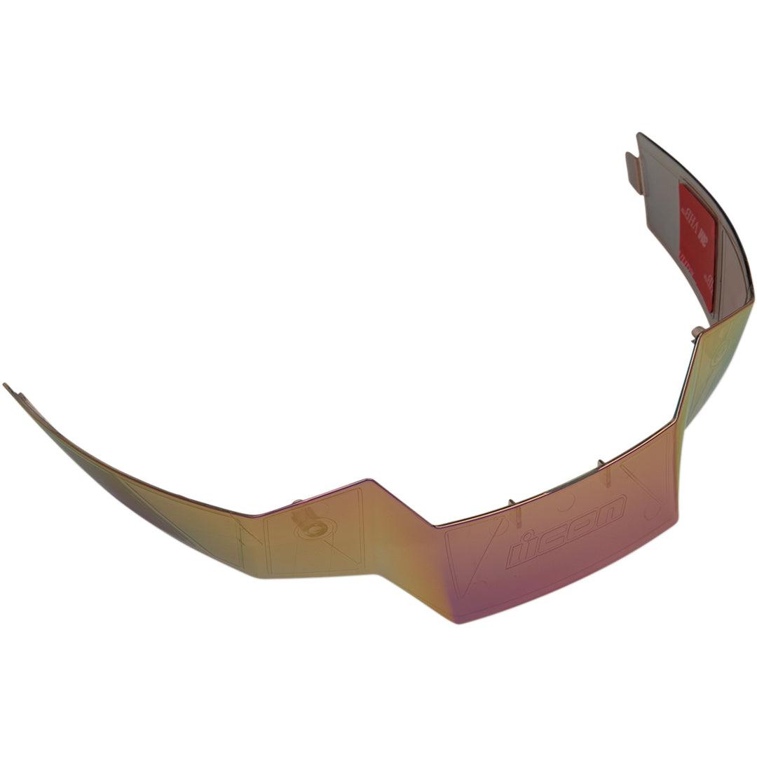 ICON Airflite™ Helmet Rear Spoiler RST Purple - Angled Top View