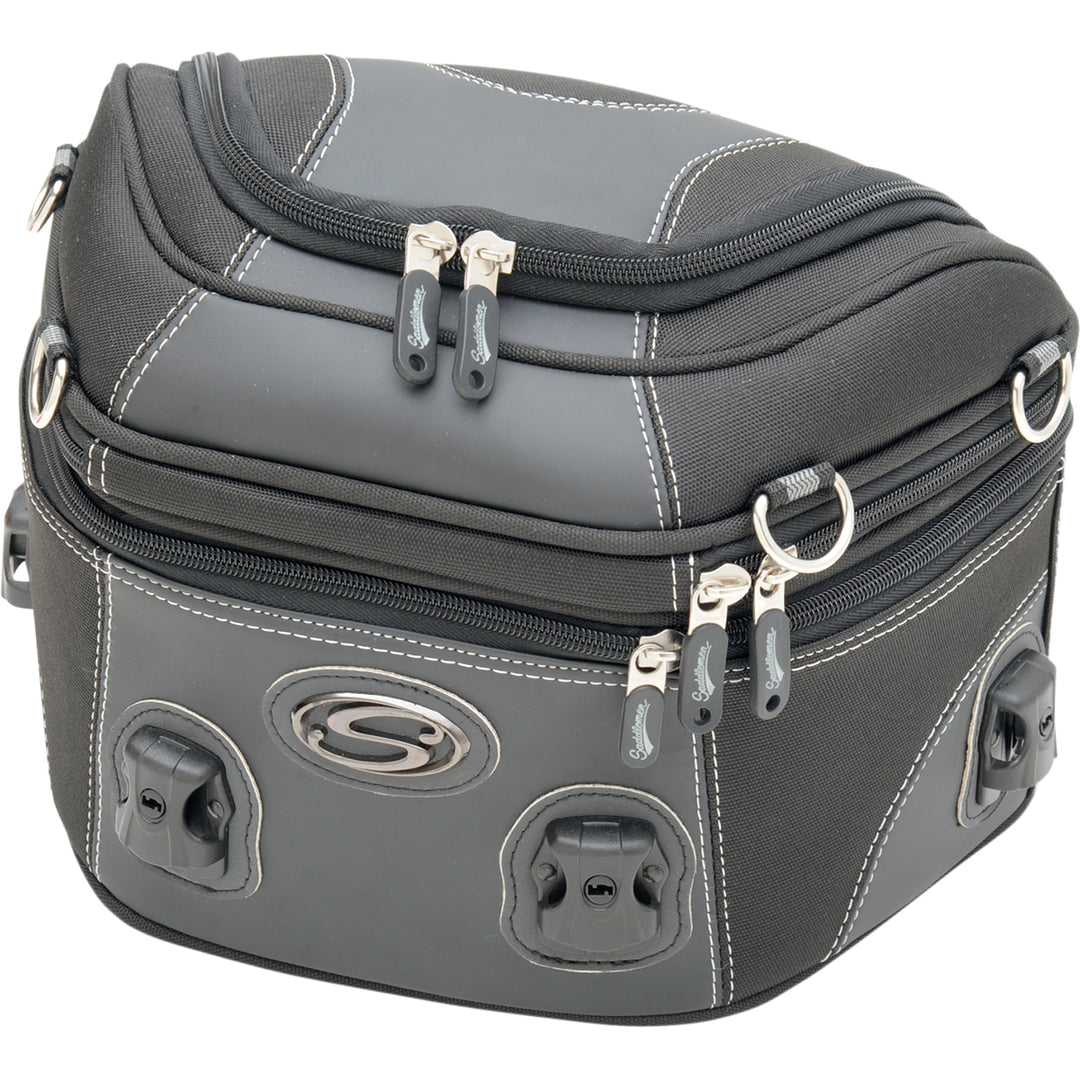 SADDLEMEN Rear Rack Luggage Bag - Front Side View