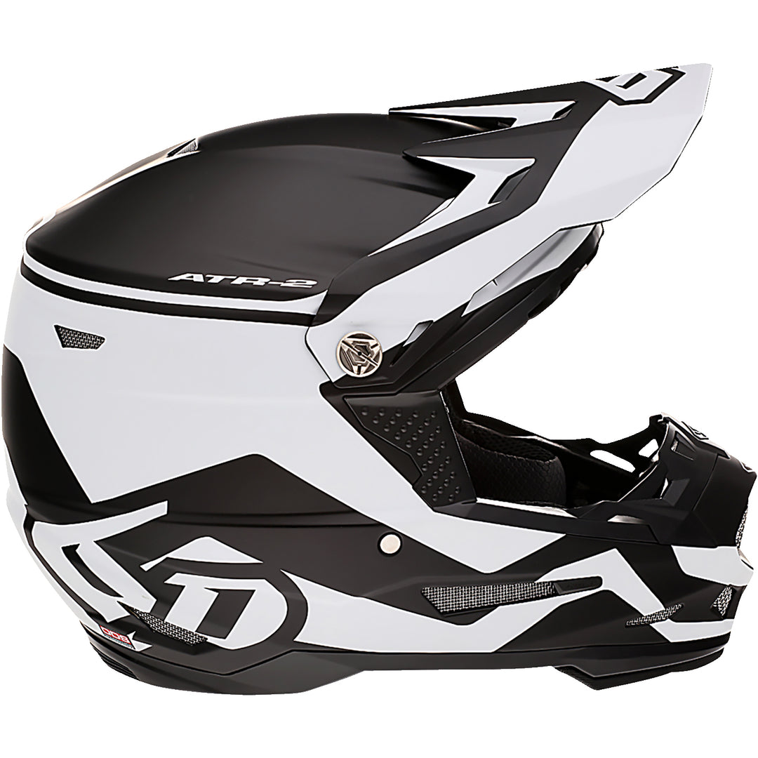6D Helmets ATR-2 Drive Helmet White - Right Side View