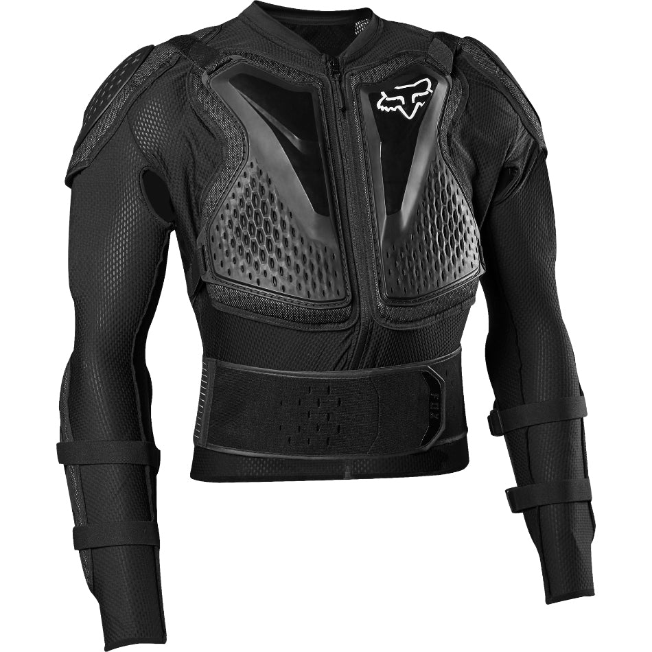 Fox Youth Titan Sport Jacket Black - Front View