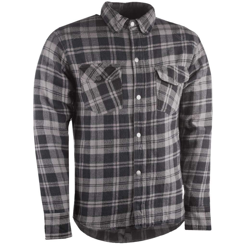 Highway 21 Marksman Flannel Black/Grey - Front View