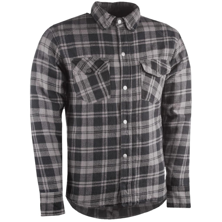 Highway 21 Marksman Flannel Black/Grey - Front View