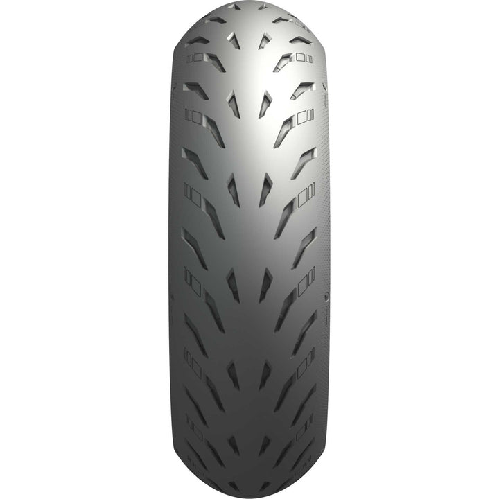 Michelin Power 5 Tire Rear - Straight-On View of Treads