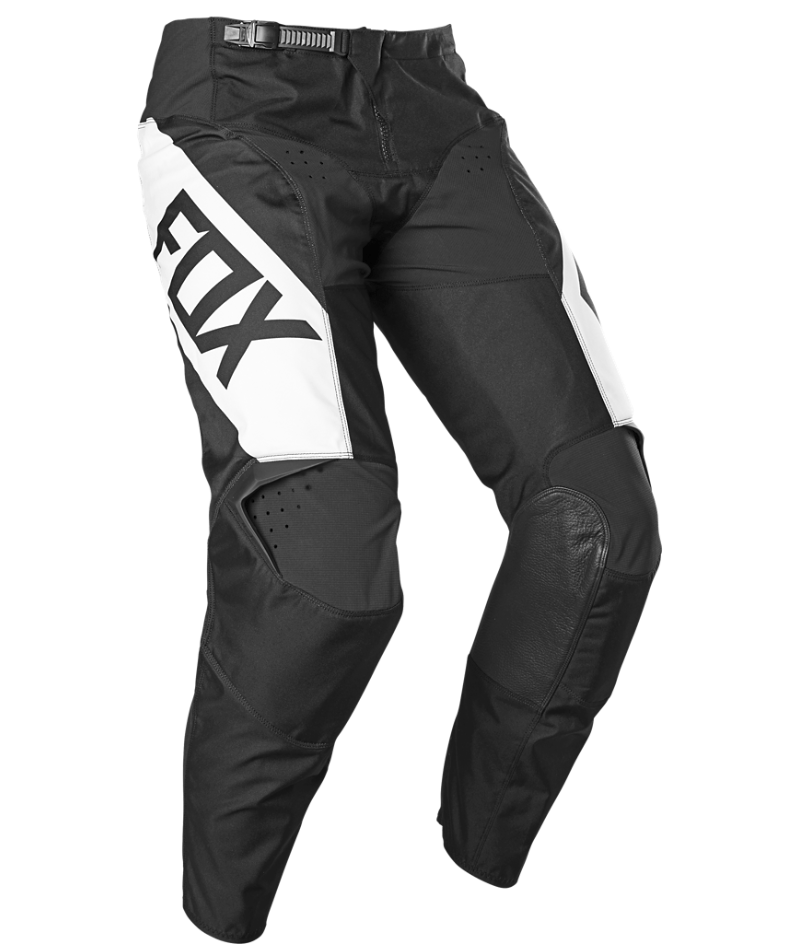 Fox Racing 180 REVN Off Road Pant Black/White - Front Right Side View