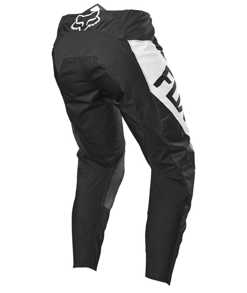 Fox Racing 180 REVN Off Road Pant Black/White - Rear Right Side View