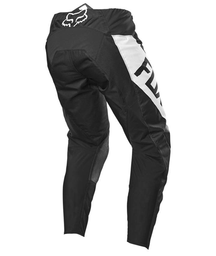 Fox Racing 180 REVN Off Road Pant Black/White - Rear Right Side View