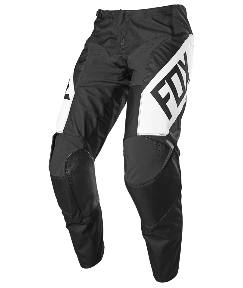 Fox Racing 180 REVN Off Road Pant Black/White - Front Left Side View
