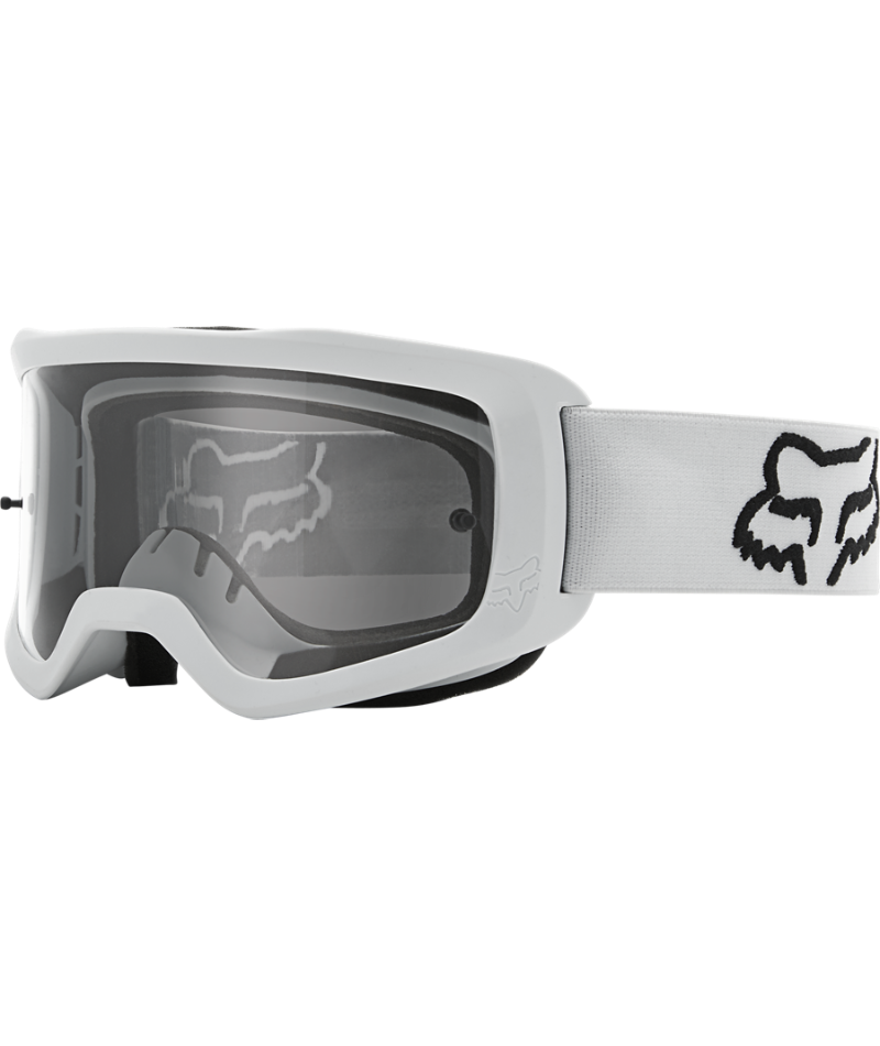 Fox Racing Main Stray Off Road Goggles White - Front Left Side View