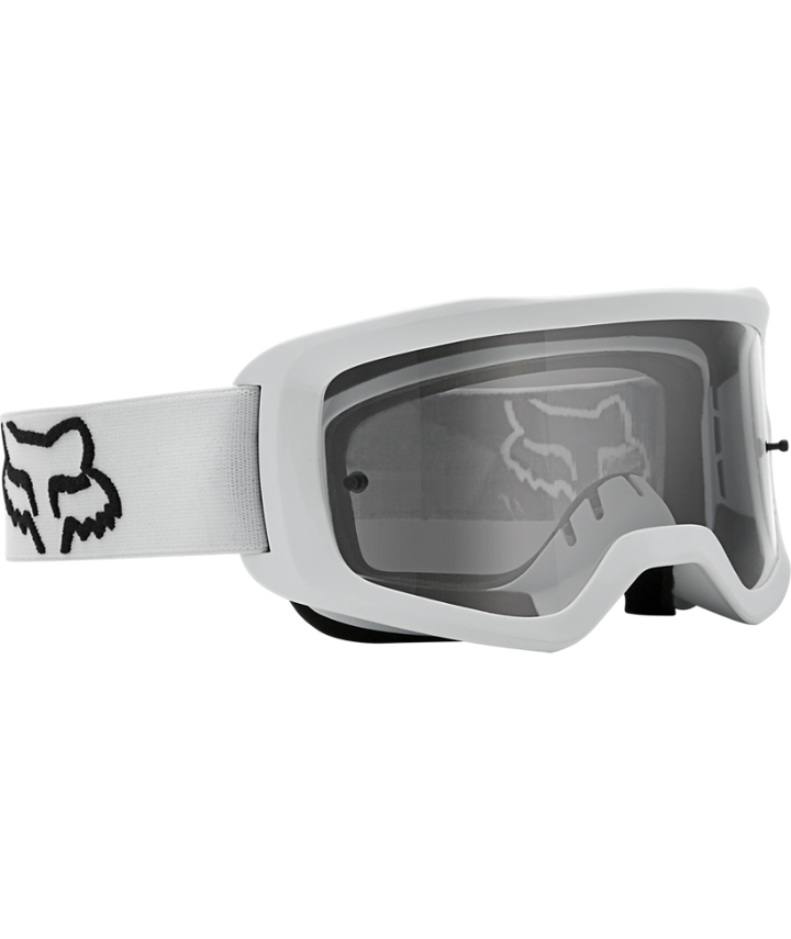 Fox Racing Main Stray Off Road Goggles White - Front Right Side View