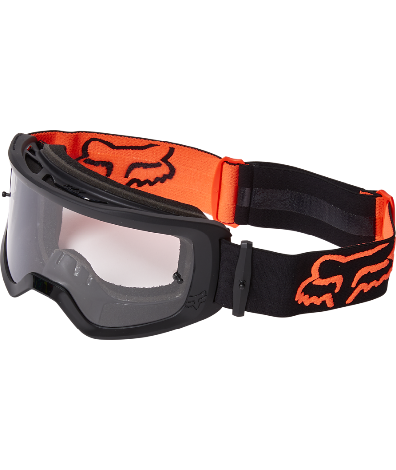 Fox Racing Main Stray Off Road Goggles Black/Orange - Front Left Side View