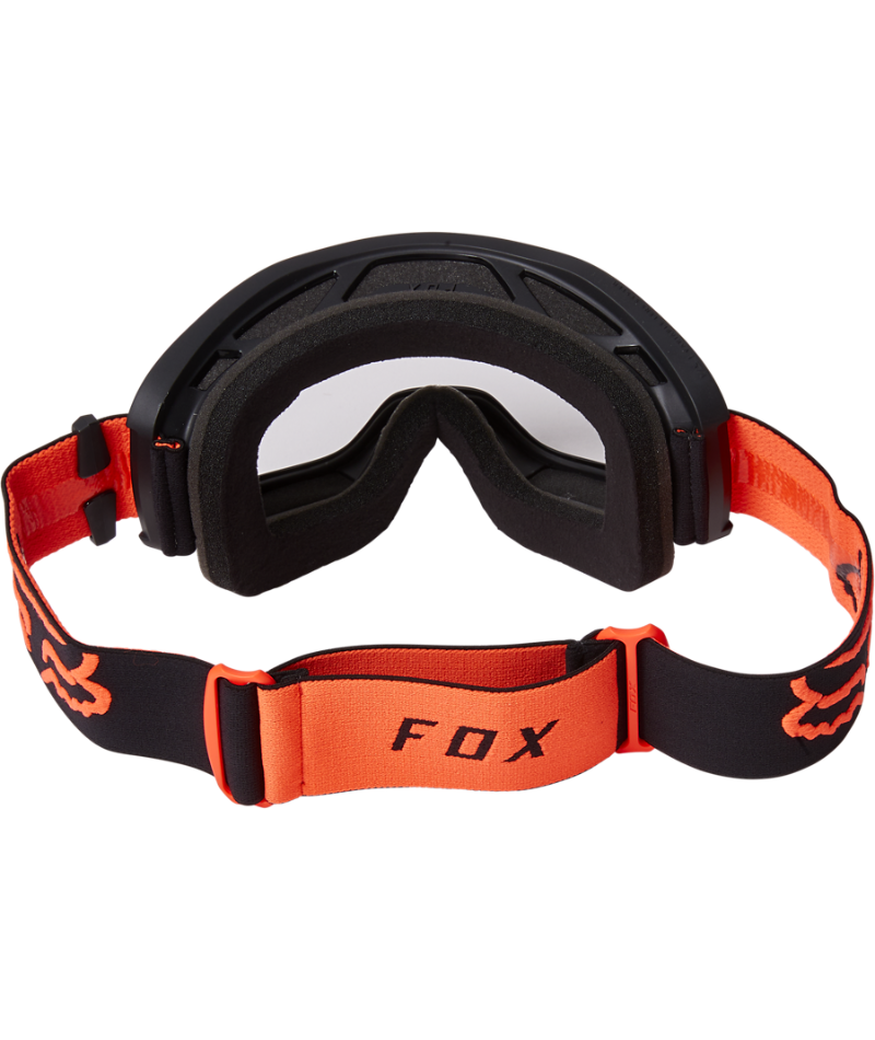 FOX RACING MAIN STRAY MOTOCROSS GOGGLE, Clear Lens, Black