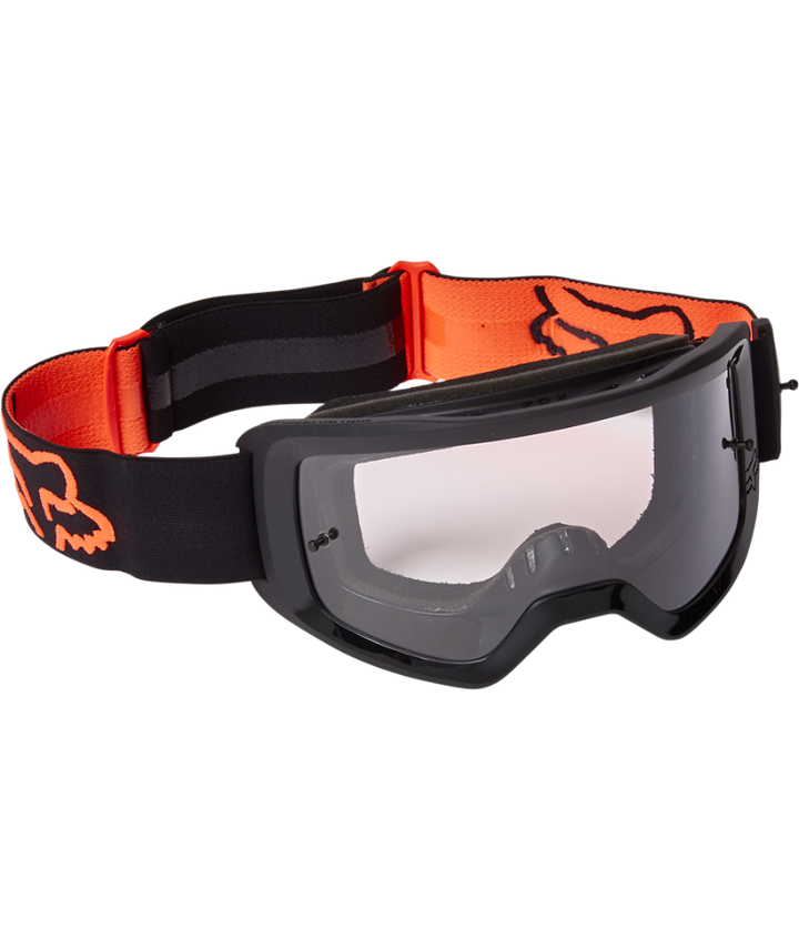 Fox Racing Main Stray Off Road Goggles Black/Orange - Front Right Side View