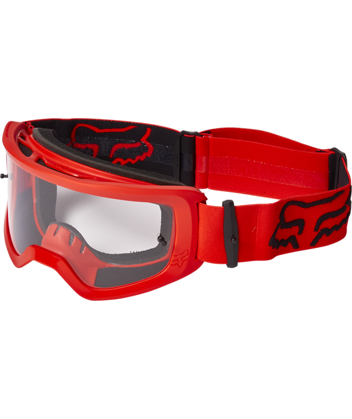 Fox Racing Main Stray Off Road Goggles Flo Red - Front Left Side View
