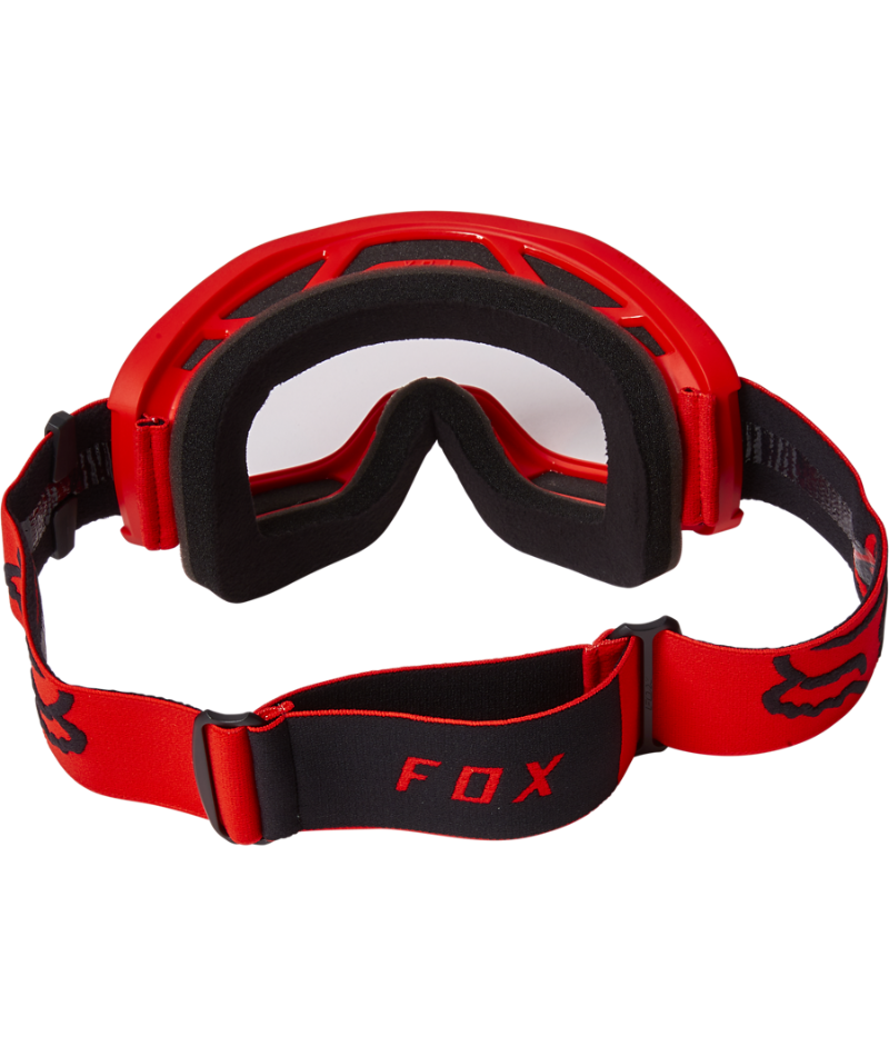 Fox Racing Main Stray Off Road Goggles Flo Red - Rear Top View