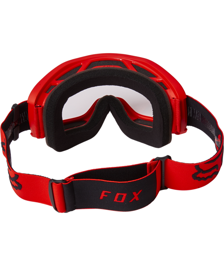 Fox Racing Main Stray Off Road Goggles Flo Red - Rear Top View