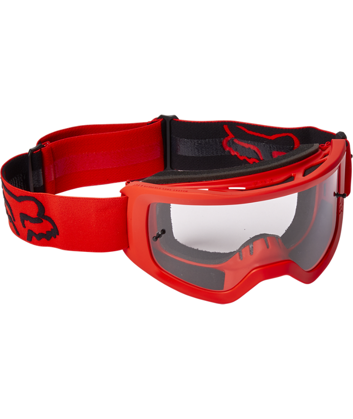 Fox Racing Main Stray Off Road Goggles Flo Red - Front Right Side View