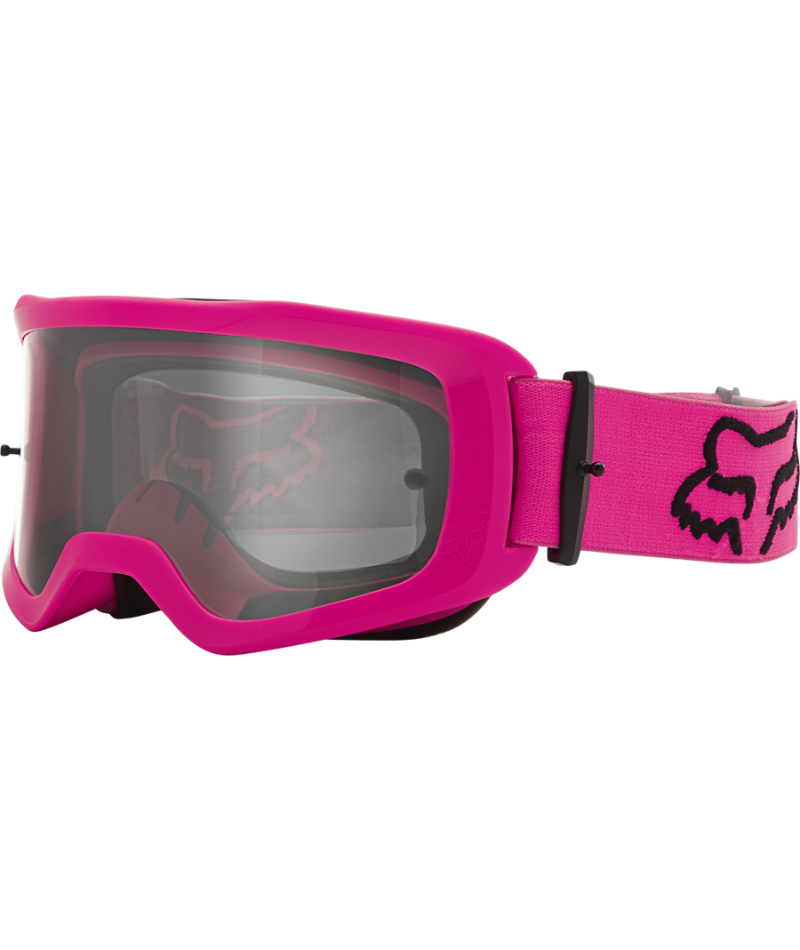 FOX RACING MAIN STRAY MOTOCROSS GOGGLE, Clear Lens, Black