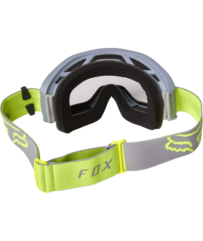 Fox Racing Main Stray Off Road Goggles Steel Gray - Rear Top View