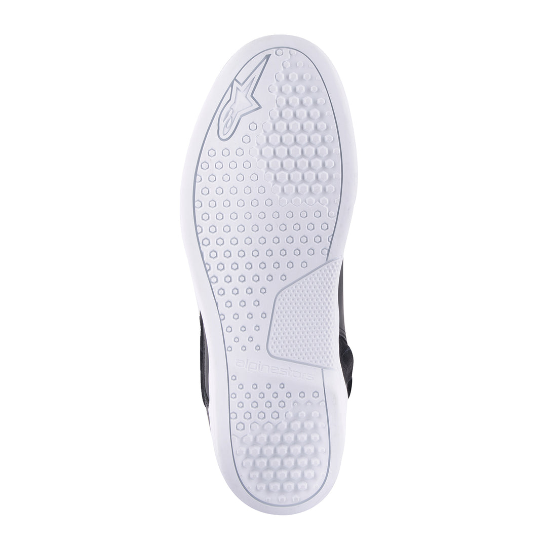 Alpinestars Chrome Waterproof Shoes Black/White - Sole View
