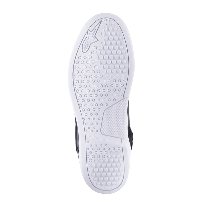 Alpinestars Chrome Waterproof Shoes Black/White - Sole View