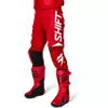 Shift Youth White Label Trac Pant Red - Front Side View on Model