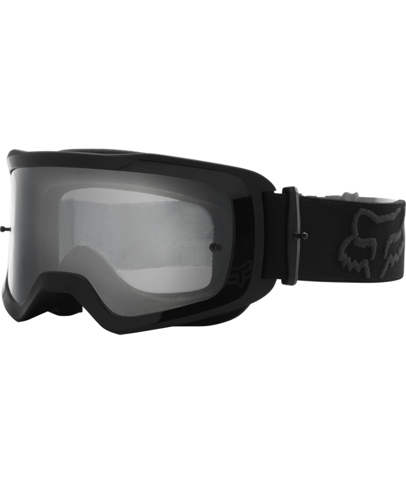 Fox Racing Main Stray Youth Goggle Flo Black - Front Left Side View