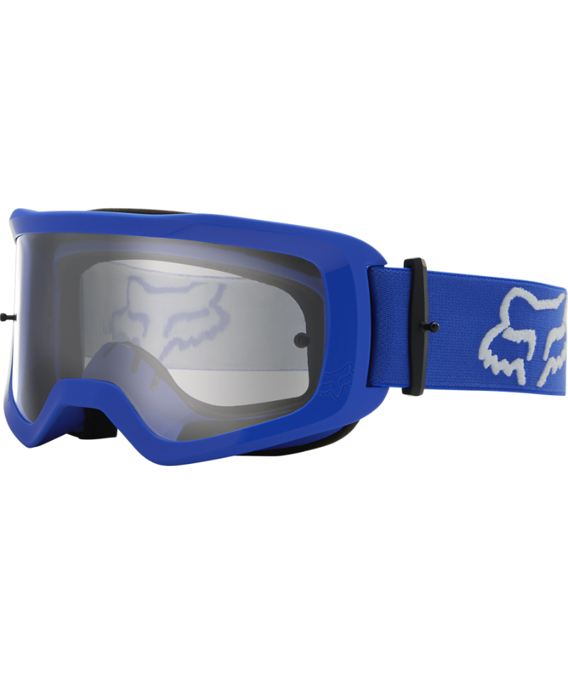 Fox Racing Main Stray Youth Goggle Flo Blue - Front Left Side View