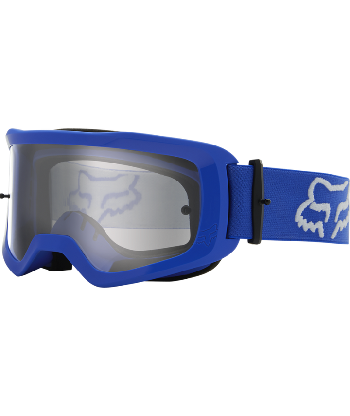 Fox Racing Main Stray Youth Goggle Flo Blue - Front Left Side View