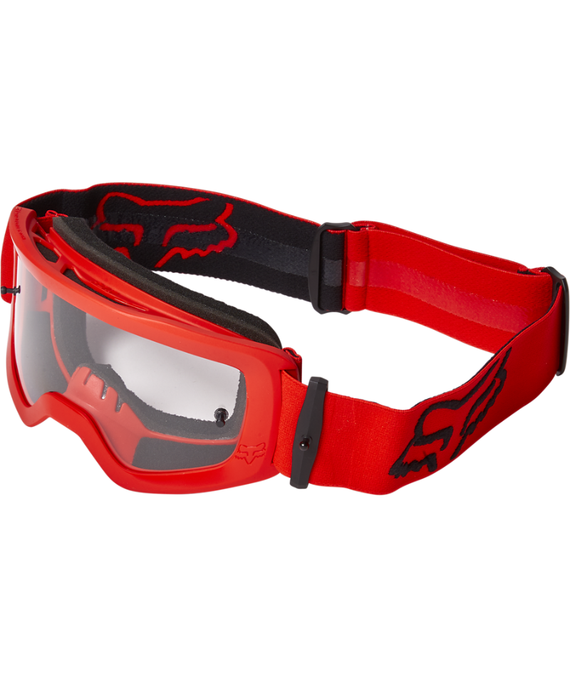 Fox Racing Main Stray Youth Goggle Flo Red - Front Left Side View