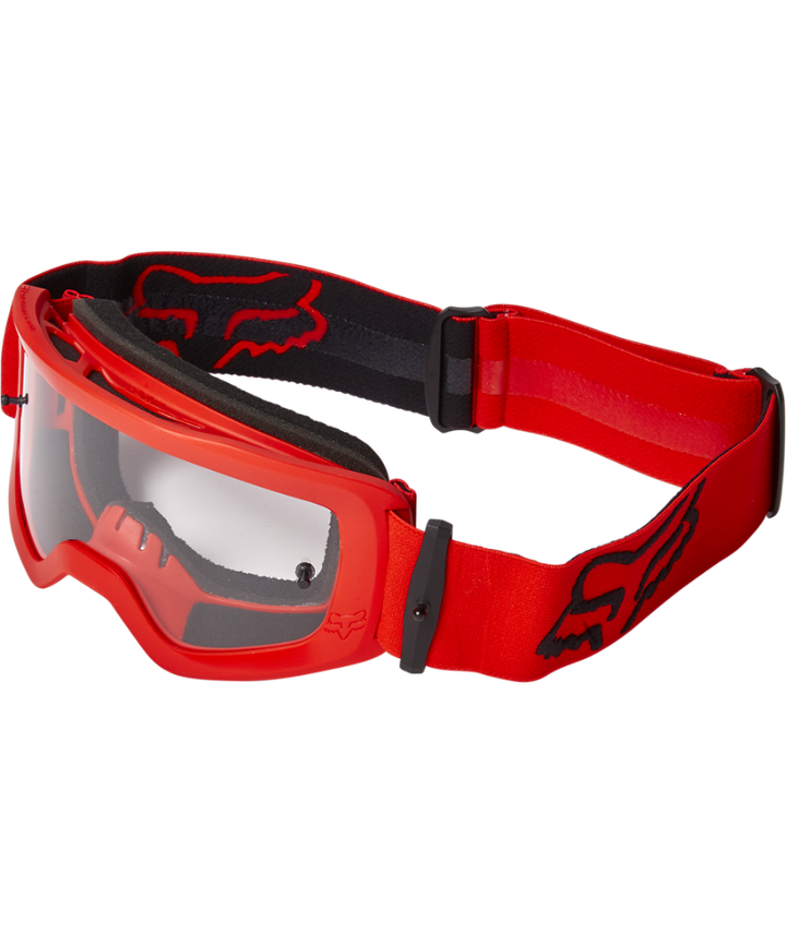 Fox Racing Main Stray Youth Goggle Flo Red - Front Left Side View