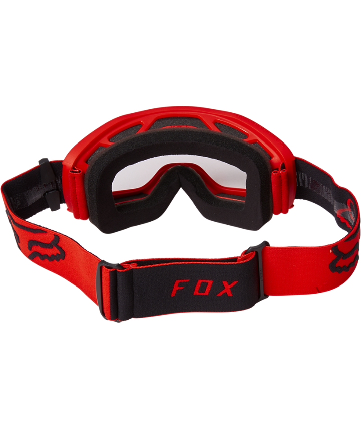 Fox Racing Main Stray Youth Goggle Flo Red - Rear View