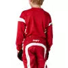 Shift Youth White Label Haut Jersey Red - Rear View on Model