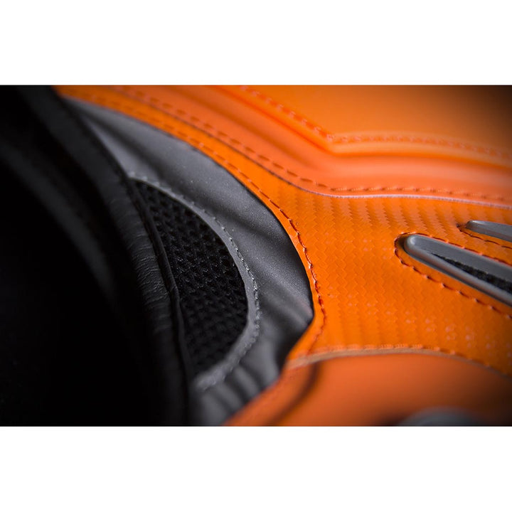 ICON Stryker Vest ORG - Close-Up of Mesh Material on Chest