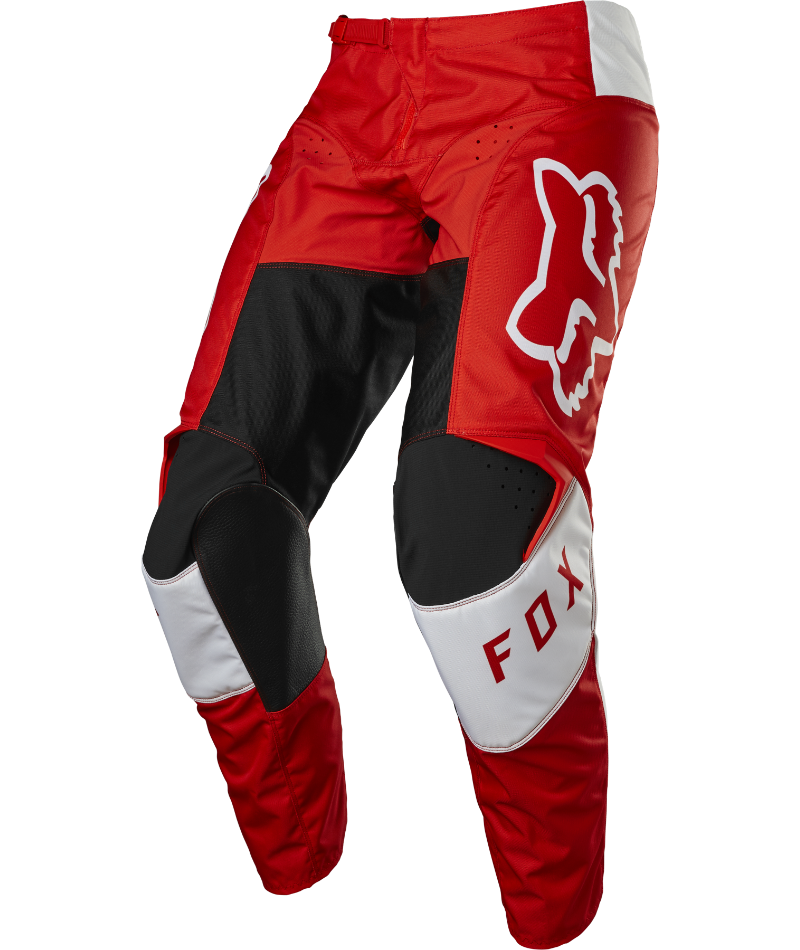Fox Racing 180 Lux Off Road Pant Flo Red - Front Left Side View
