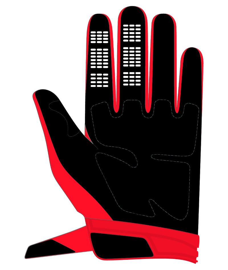 Fox Racing 180 Skew Youth Off Road Glove Primrose - Palm Graphic