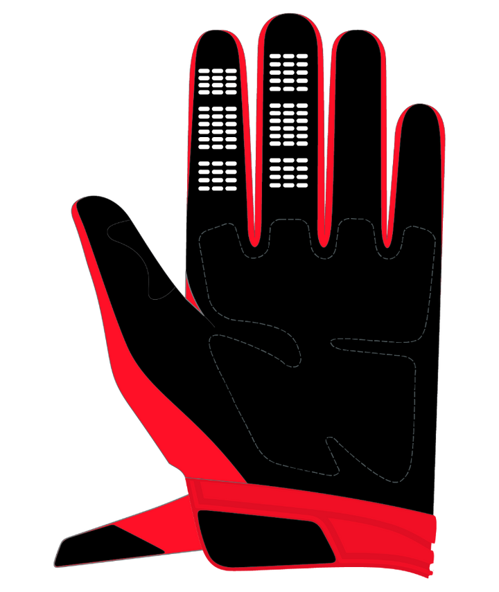 Fox Racing 180 Skew Youth Off Road Glove Primrose - Palm Graphic