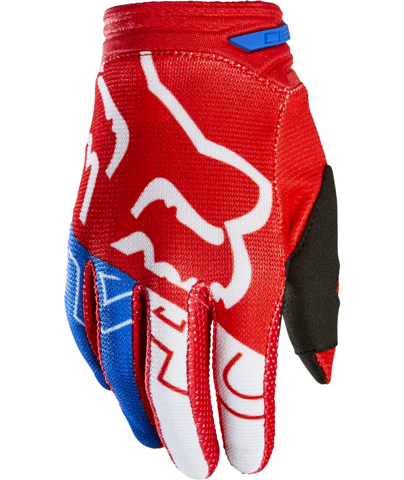 Fox Racing 180 Skew Youth Off Road Glove Primrose - Back of Hand View