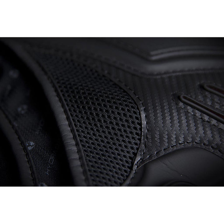 ICON Stryker Vest Red - Close-Up of Mesh Material on Chest