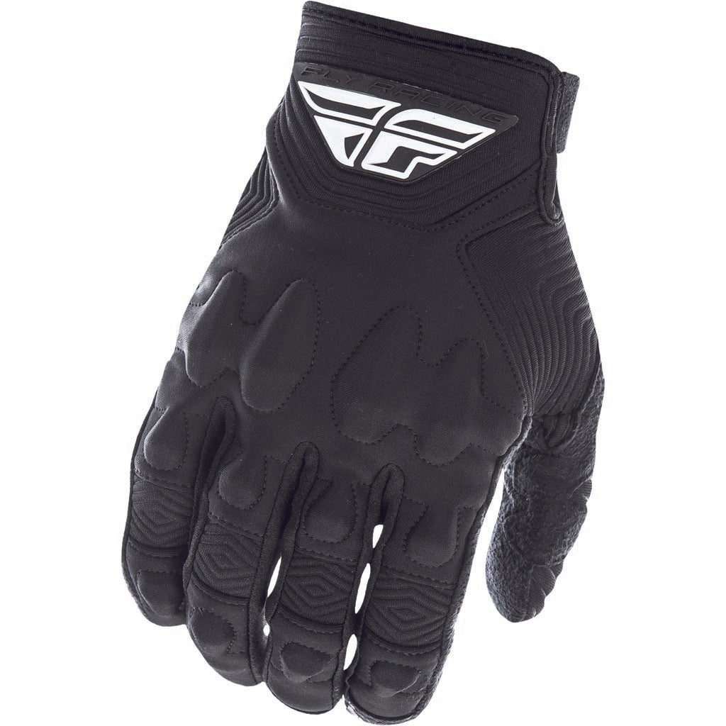 Fly Racing Patrol XC Lite Gloves Black/White - Back of Hand View