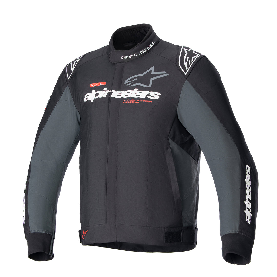 Alpinestars Monza Sport Jacket Black/Gray - Front View