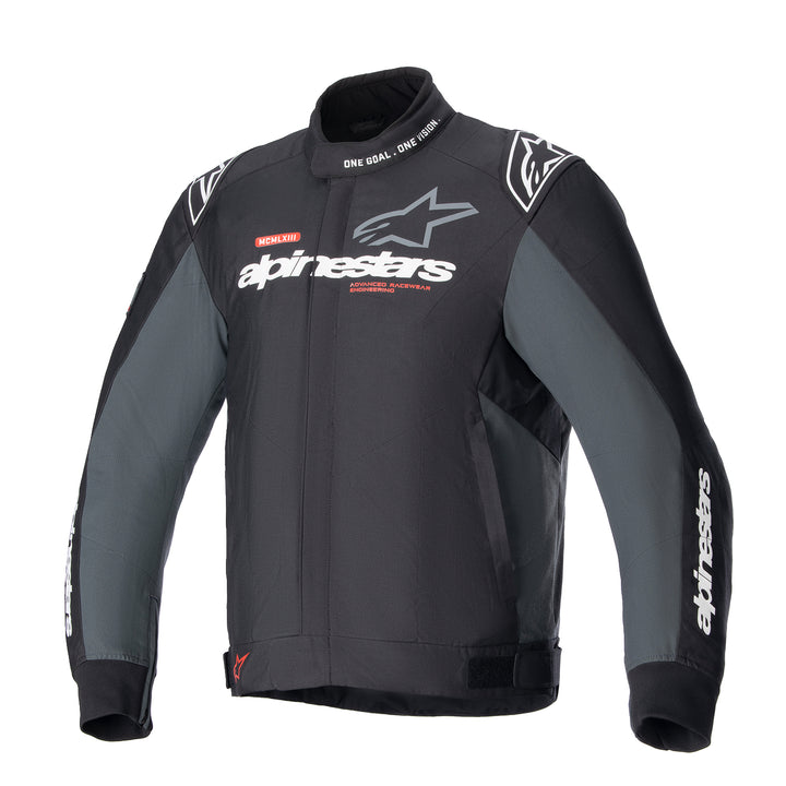 Alpinestars Monza Sport Jacket Black/Gray - Front View