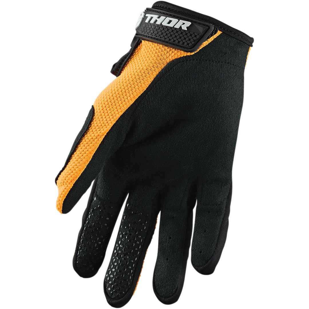 THOR Youth Sector Gloves Orange - Palm View