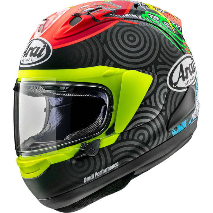 Arai Corsair-X Tatsuki Helmet Frost - Front Side View